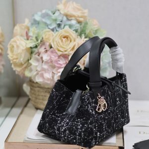 CD Small Toujours 23 Black Tweed 245636