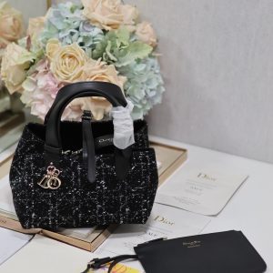 CD Small Toujours 23 Black Tweed 245636