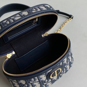 20240422_i1713766684_111_7_jpg MONTAIGNE MINI VANITY CASE 16 BLUE OBLIQUE JACQUARD