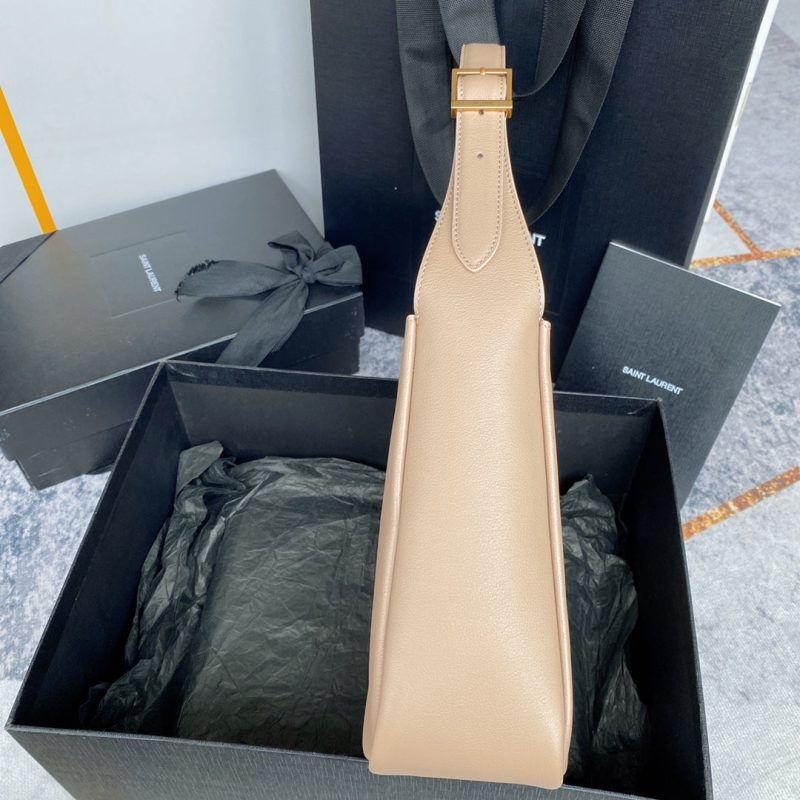 le 5a7 small 23cm dark beige calfskin