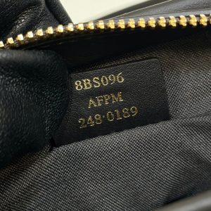 MINI ROLL BAG 15 BLACK MIX BROWN FF JACQUARD FABRIC