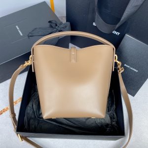 le 37 small 17cm dark beige shiny calfskin