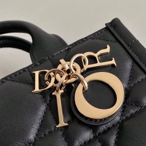 MINI BOOK TOTE 21 BLACK MACCROCANNAGE CALFSKIN