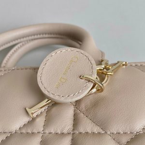 MINI BOOK TOTE 21 BEIGE CREAM MACCROCANNAGE CALFSKIN