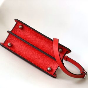 Peekaboo ISeeU Petite 20 Bag Red Leather Shw