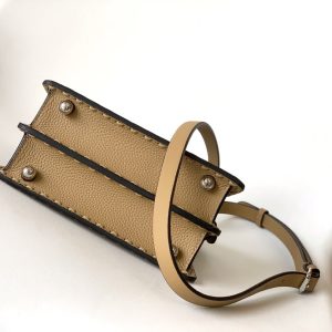 Peekaboo ISeeU Petite 20 Bag Light Brown Leather Shw