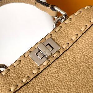Peekaboo ISeeU Petite 20 Bag Light Brown Leather Shw