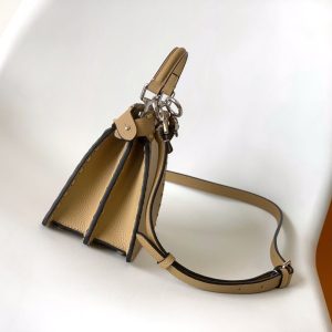 Peekaboo ISeeU Petite 20 Bag Light Brown Leather Shw