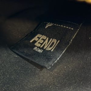 FendiI MEDIUM 27 BAG IN TRUE BLUE MONOGRAM DENIM GOLD HARDWARE