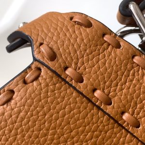 Peekaboo ISeeU Petite 20 Bag Tan Leather Shw