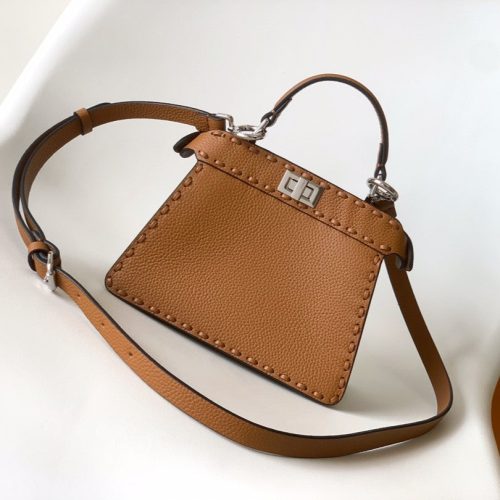 20240531_i1717132506_7594_1_jpg_97a94872-6fec-4075-aee4-2006c9858bb6 Peekaboo ISeeU Petite 20 Bag Tan Leather Shw