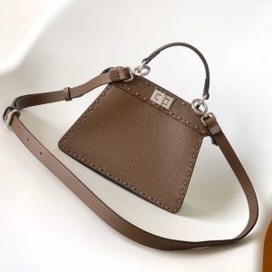 20240531_i1717132733_4694_1_jpg_1a764b16-02ed-4c39-a442-ebb678f6f80f Peekaboo ISeeU Petite 20 Bag Chocolate Leather Shw