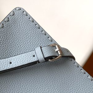 Peekaboo ISeeU Petite 20 Bag Baby Blue Leather Shw