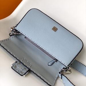 Fendi Baguette 27 Bag Baby Blue Calfskin Shw