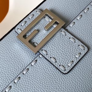 Fendi Baguette 27 Bag Baby Blue Calfskin Shw