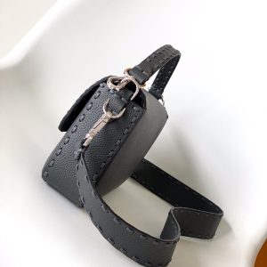 Fendi Baguette 27 Bag Black Calfskin Shw