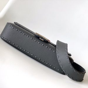 Fendi Baguette 27 Bag Black Calfskin Shw