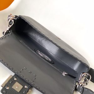 Fendi Baguette 27 Bag Black Calfskin Shw