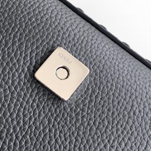 Fendi Baguette 27 Bag Black Calfskin Shw