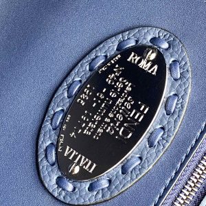 Fendi Baguette 27 Bag Dark Blue Calfskin Shw