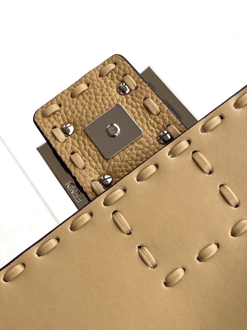 Fendi Baguette 27 Bag Light Brown Calfskin Shw