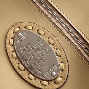 Fendi Baguette 27 Bag Light Brown Calfskin Shw