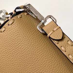 Fendi Baguette 27 Bag Light Brown Calfskin Shw