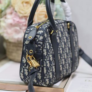 20240607_i1717745790_1298_5_jpg SMALL 25 D-VIBE BOWLING BAG IN BLUE MONOGRAM OBLIQUE JACQUARD