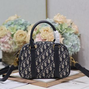 20240607_i1717745790_1838_3_jpg SMALL 25 D-VIBE BOWLING BAG IN BLUE MONOGRAM OBLIQUE JACQUARD