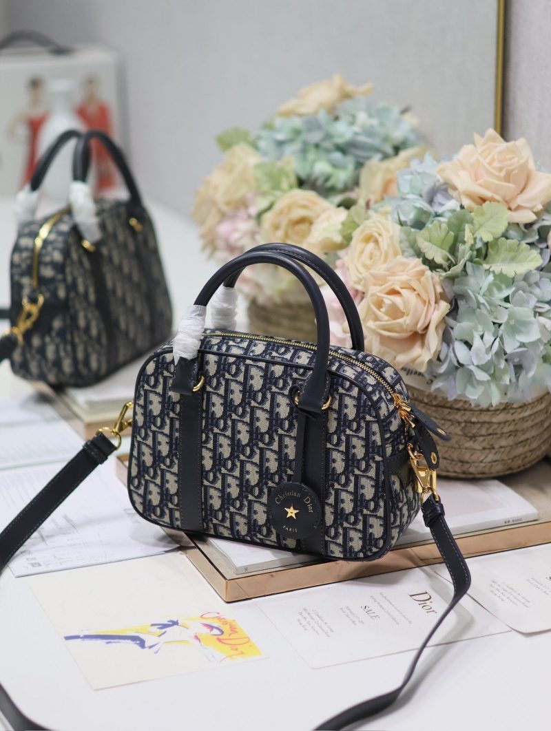 20240607_i1717745790_3548_1_jpg SMALL 25 D-VIBE BOWLING BAG IN BLUE MONOGRAM OBLIQUE JACQUARD