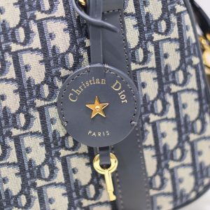 20240607_i1717745790_5381_6_jpg SMALL 25 D-VIBE BOWLING BAG IN BLUE MONOGRAM OBLIQUE JACQUARD