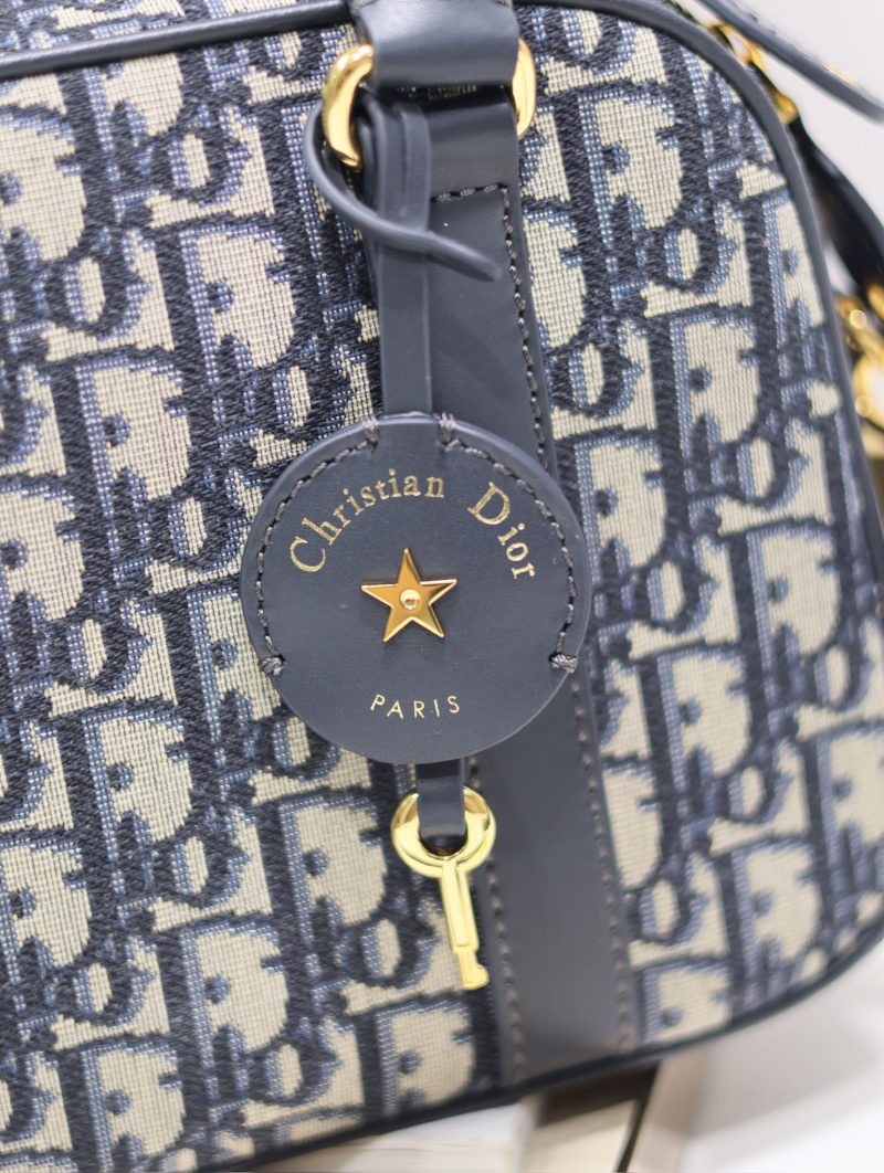 20240607_i1717745790_5381_6_jpg SMALL 25 D-VIBE BOWLING BAG IN BLUE MONOGRAM OBLIQUE JACQUARD