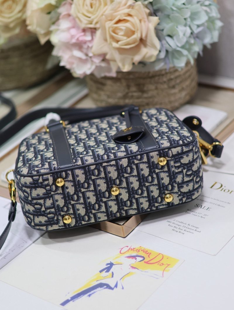 20240607_i1717745790_5932_4_jpg SMALL 25 D-VIBE BOWLING BAG IN BLUE MONOGRAM OBLIQUE JACQUARD