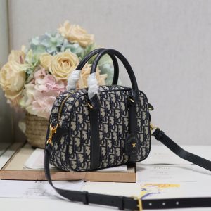 20240607_i1717745790_6266_2_jpg SMALL 25 D-VIBE BOWLING BAG IN BLUE MONOGRAM OBLIQUE JACQUARD