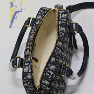 20240607_i1717745790_7802_7_jpg SMALL 25 D-VIBE BOWLING BAG IN BLUE MONOGRAM OBLIQUE JACQUARD