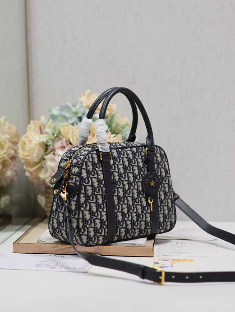 20240607_i1717746222_2891_1_jpg MEDIUM 31 D-VIBE BOWLING BAG IN BLUE MONOGRAM OBLIQUE JACQUARD