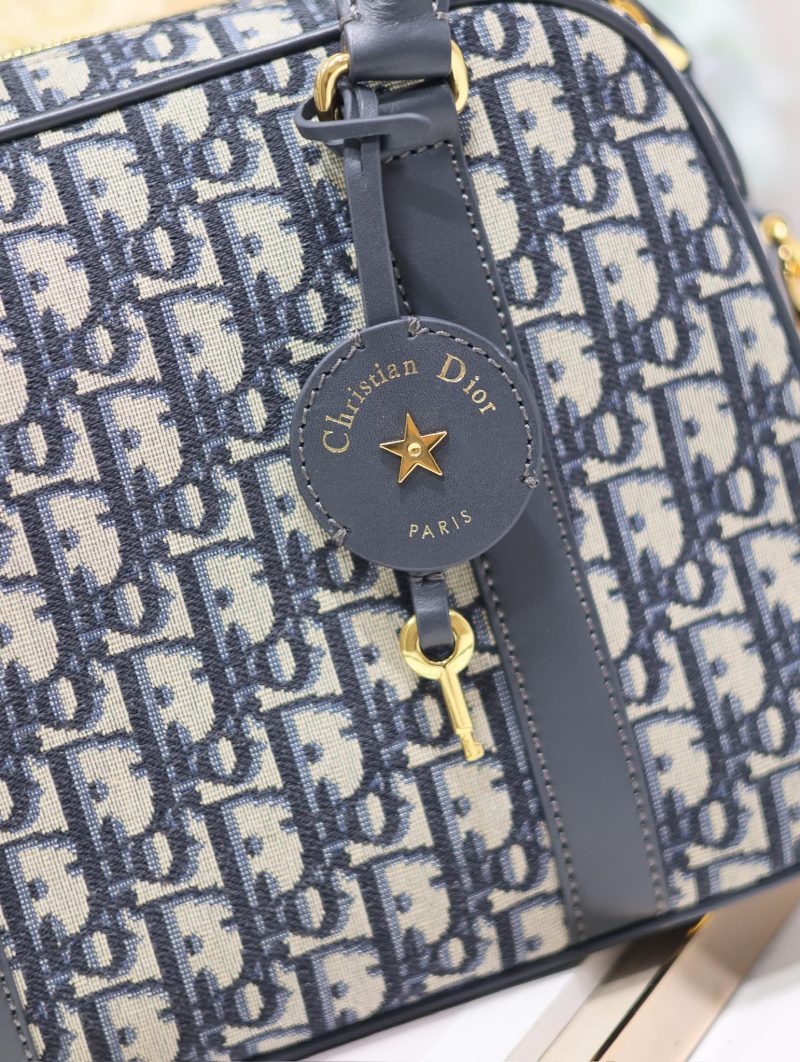 20240607_i1717746222_5114_4_jpg MEDIUM 31 D-VIBE BOWLING BAG IN BLUE MONOGRAM OBLIQUE JACQUARD