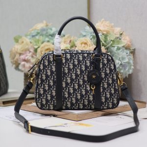 20240607_i1717746222_8865_0_jpg MEDIUM 31 D-VIBE BOWLING BAG IN BLUE MONOGRAM OBLIQUE JACQUARD