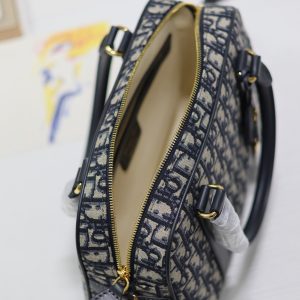 20240607_i1717746222_9359_6_jpg MEDIUM 31 D-VIBE BOWLING BAG IN BLUE MONOGRAM OBLIQUE JACQUARD