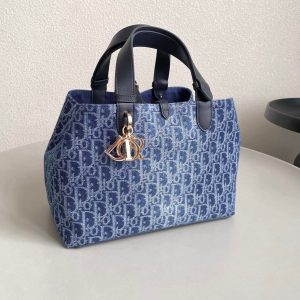 20240611_i1718095311_6620_1_jpg MEDIUM TOUJOURS 28 BLUE DENIM OBLIQUE JACQUARD