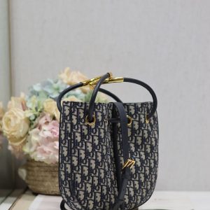 MINI 27 NOLITA BAG IN BLUE MONOGRAM OBLIQUE JACQUARD