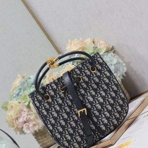 MINI 27 NOLITA BAG IN BLUE MONOGRAM OBLIQUE JACQUARD