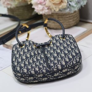 MINI 27 NOLITA BAG IN BLUE MONOGRAM OBLIQUE JACQUARD
