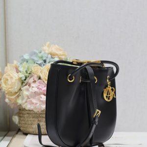 MINI 27 NOLITA BAG IN BLACK SMOOTH CALFSKIN