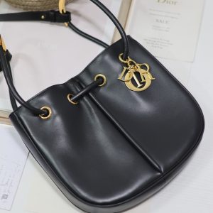 MINI 27 NOLITA BAG IN BLACK SMOOTH CALFSKIN