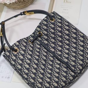 MEDIUM 34 NOLITA BAG IN BLUE MONOGRAM OBLIQUE JACQUARD