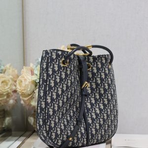 MEDIUM 34 NOLITA BAG IN BLUE MONOGRAM OBLIQUE JACQUARD