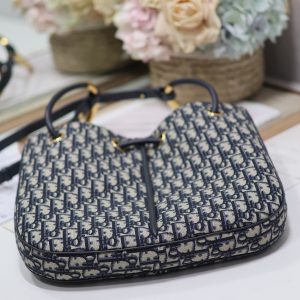 MEDIUM 34 NOLITA BAG IN BLUE MONOGRAM OBLIQUE JACQUARD