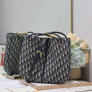 MEDIUM 34 NOLITA BAG IN BLUE MONOGRAM OBLIQUE JACQUARD
