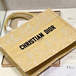 CD Mesh apricot Book Tote Bag Canvas 336534